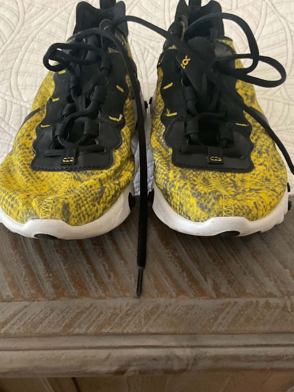Nike React Element 55 Yellow/Black Snake Print